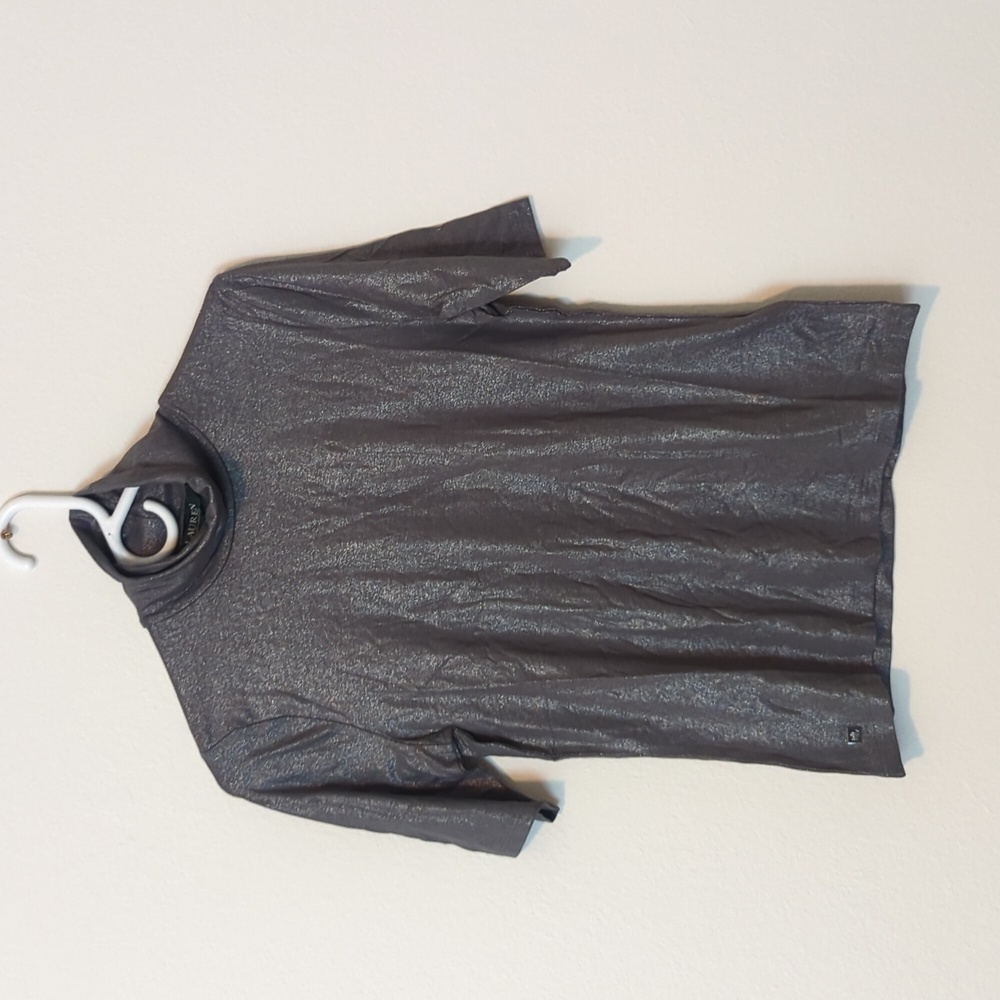 Lauren Ralph Lauren Women's PL grey top.